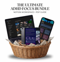 The ADHD Operating System: Notion Template + PDF Guide Bundle